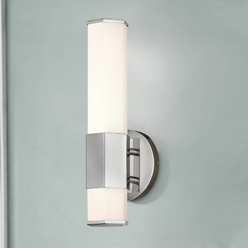 Facet Polished Nickel LED Sconce by Hinkley Lighting