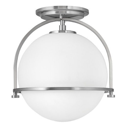 Somerset Small Semi-Flush Mount in Brushed Nickel by Hinkley Lighting