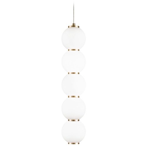 Dango Oxidized Gold LED Pendant by Matteo Lighting