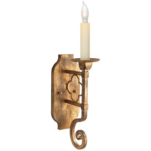Visual Comfort Signature Collection Suzanne Kasler Margarite Sconce in Gilded Iron by Visual Comfort Signature SK2105GI