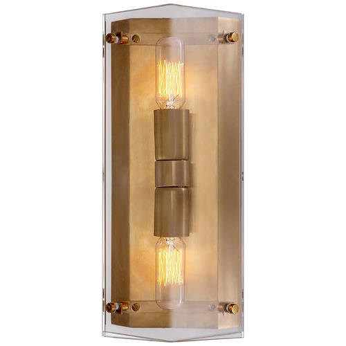 Visual Comfort Signature Collection Aerin Clayton Wall Sconce in Antique Brass by Visual Comfort Signature ARN2043CG