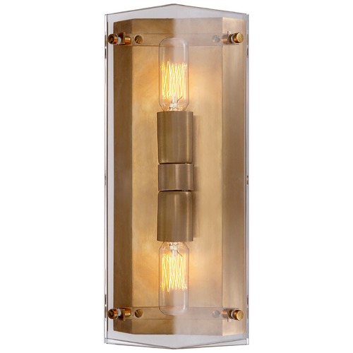 Aerin Clayton Wall Sconce in Antique Brass by Visual Comfort Signature