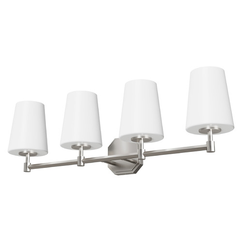 Hunter Fan Company Nolita Brushed Nickel Bathroom Light