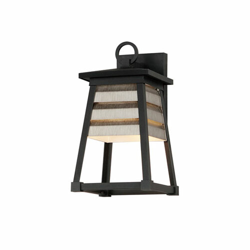 Maxim Lighting Shutters 14-Inch Outdoor Wall Light in Zinc & Black by Maxim Lighting 40632WZBK