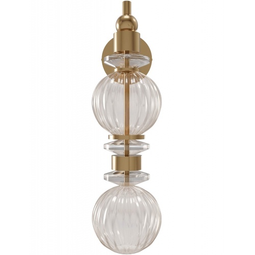 Avra 18-Inch LED Wall Sconce in Aged Brass by Avenue Lighting