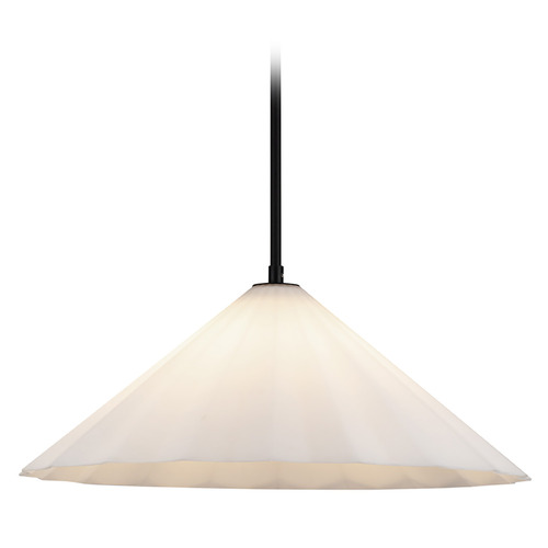 Alora Lighting Alora Lighting Serena Matte Black Pendant Light with Conical Shade PD451820MBOP