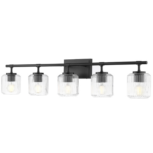 Z-Lite Landon Matte Black Bathroom Light