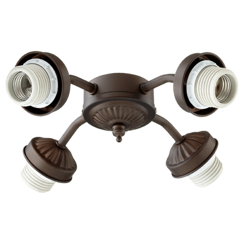 Quorum Lighting Oiled Bronze Fan Light Kit by Quorum Lighting 2444-8086