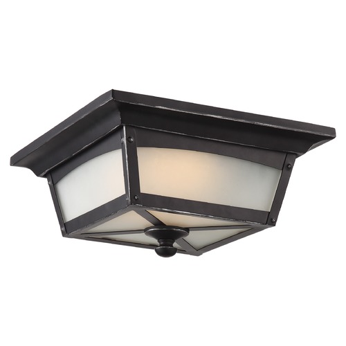 Nuvo Lighting Essex Sterling Black LED Flush Mount by Nuvo Lighting 62/823