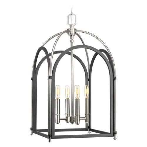 Westfall Graphite & Brushed Nickel Pendant by Progress Lighting