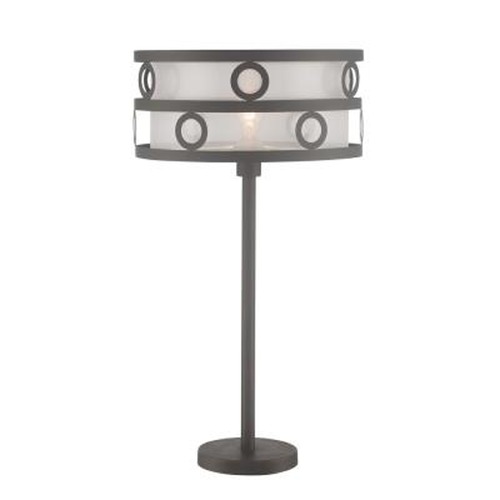 Lavinia Burnished Bronze Table Lamp by Lite Source Lighting