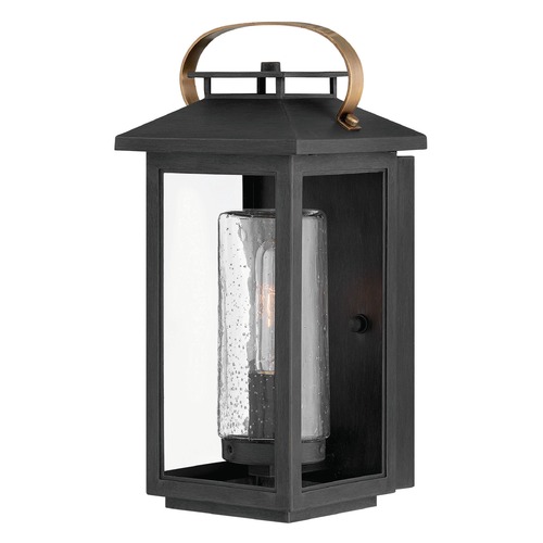 Atwater 14-Inch Black Outdoor Wall Light by Hinkley Lighting