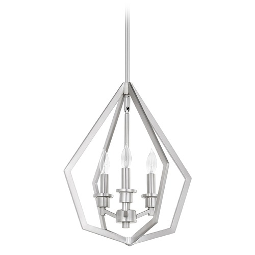 Quorum Lighting Knox Satin Nickel Pendant by Quorum Lighting 699-3-65