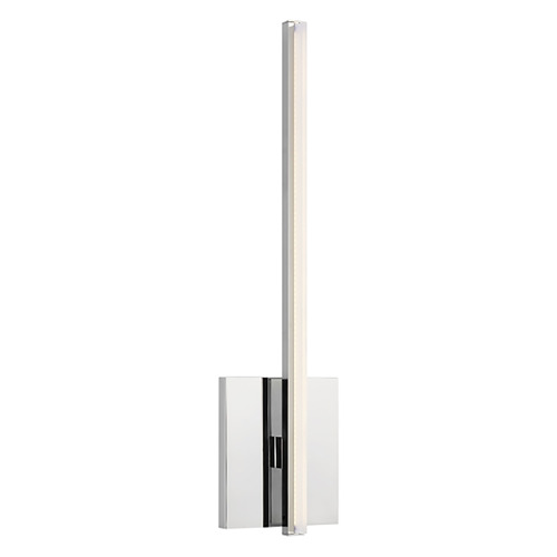 Kenway LED Wall Sconce in Chrome by Visual Comfort Modern
