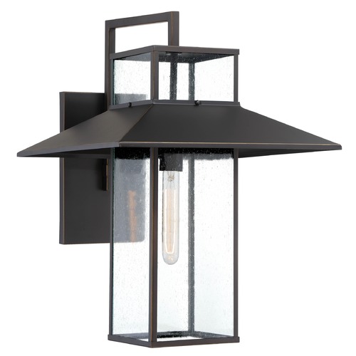 Danforth Park Oil Rubbed Bronze & Gold Outdoor Wall Light by Minka Lavery