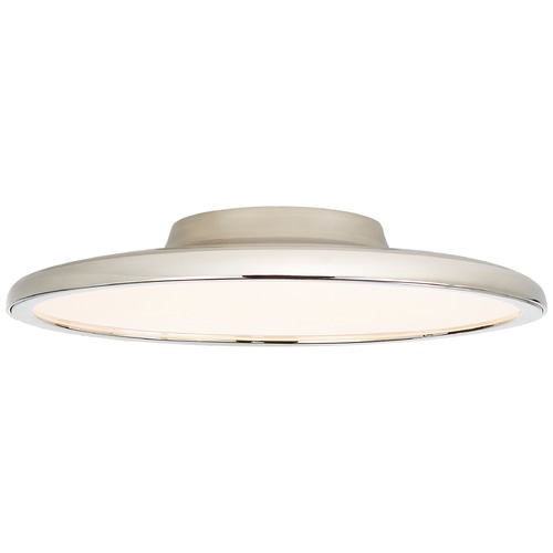 Visual Comfort Signature Collection Peter Bristol Dot 16-Inch Flush Mount in Nickel by Visual Comfort Signature PB4003PN