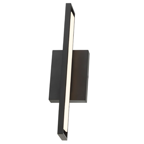 George Kovacs Lighting George Kovacs Parallel Coal LED Vertical Bathroom Light P5580-66A-L