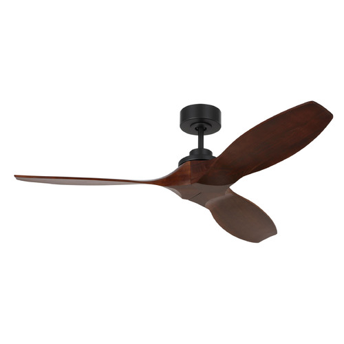 Visual Comfort Fan Collection Collins 52 Smart Midnight Black Ceiling Fan Without Light