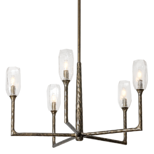 Lyle 36-Inch Chandelier in Black Patina Gold by Troy Lighting