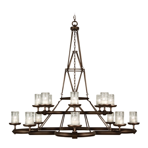 Fine Art Lamps Fine Art Lamps Liaison Antique Hand-Rubbed Bronze Chandelier 860540ST