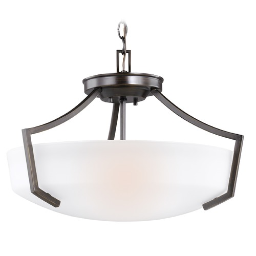 Generation Lighting Hanford Convertible Pendant in Bronze by Generation Lighting 7724503-710