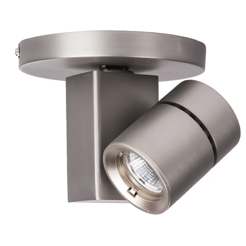 WAC Lighting Brushed Nickel LED Monopoint Spot Light 2700K 852LM by WAC Lighting MO-1014F-827-BN