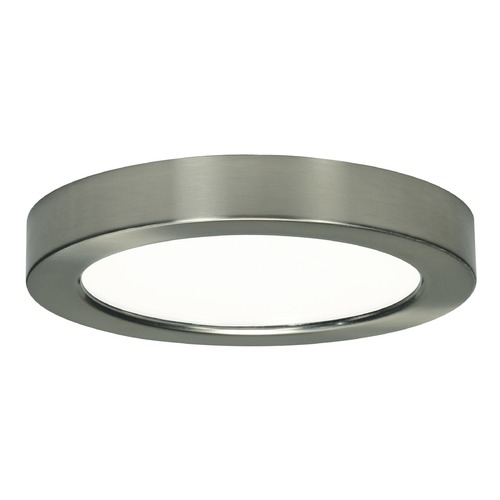 Satco Lighting Blink 7-Inch LED Round Surface Mount 13.5W Brushed Nickel 2700K by Satco Lighting S29329