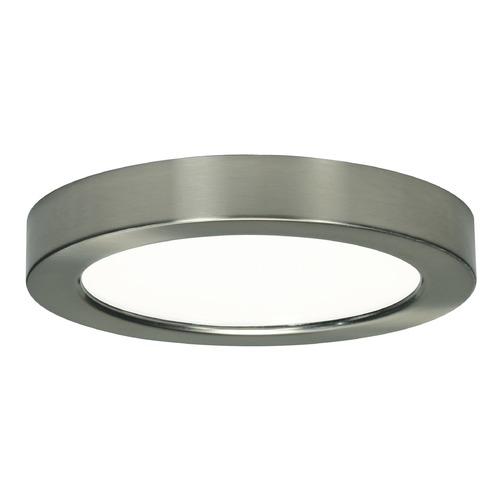 Blink 7-Inch LED Round Surface Mount 13.5W Brushed Nickel 2700K by Satco Lighting