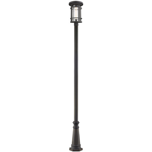 Z-Lite Jordan Oil Rubbed Bronze Post Light by Z-Lite 570PHXL-519P-ORB