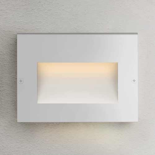 Taper 4.50-Inch Wide 12V LED Deck Sconce in Satin White by Hinkley Lighting
