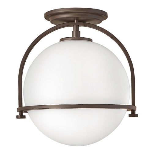 Somerset Small Semi-Flush Mount in Buckeye Bronze by Hinkley Lighting