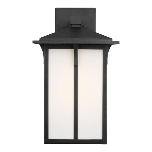 Tomek Black Outdoor Wall Light by Generation Lighting