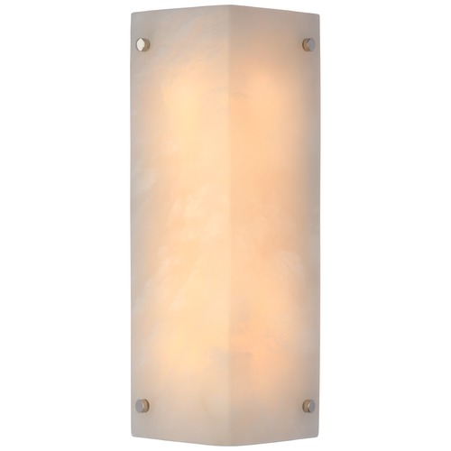 Aerin Clayton Wall Sconce in Polished Nickel by Visual Comfort Signature