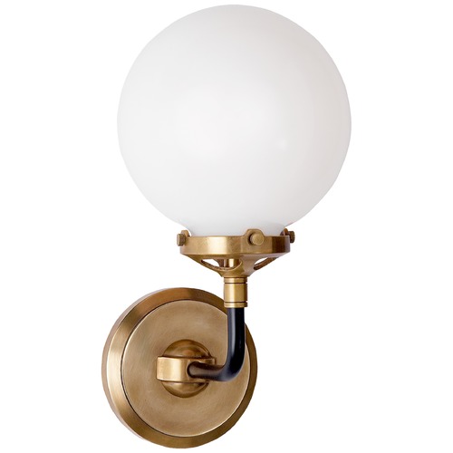 Ian K. Fowler Bistro Single Light Sconce in Brass by Visual Comfort Signature