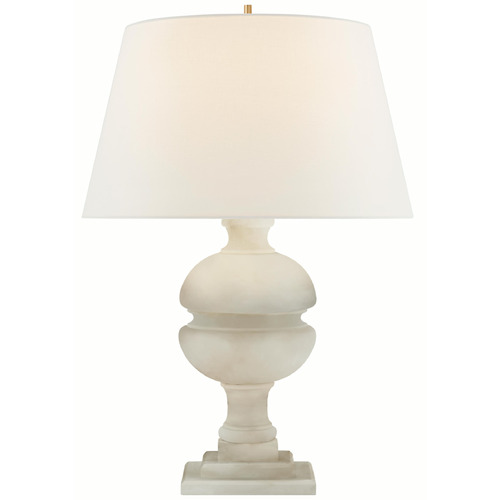 Visual Comfort Signature Collection Desmond Alabaster Table Lamp with Empire Shade