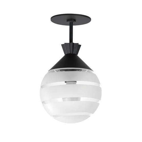 Maxim Lighting Copacabana Convertible Semi-Flush Mount in Black by Maxim Lighting 12441CLFTBK