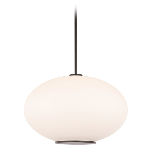 Illusion 16-Inch 2700K LED Pendant in Black by Modern Forms