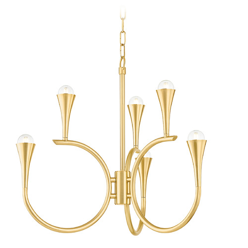 Mitzi By Hudson Valley Mitzi Aviana Aged Brass LED Chandelier