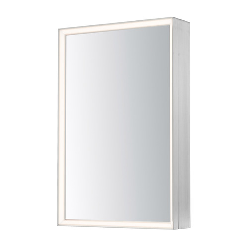 Bevel Rectangle 24-Inch Illuminated Mirror