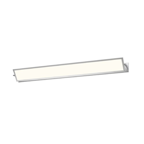 Aileron Bright Satin Aluminum LED Sconce by Sonneman Lighting