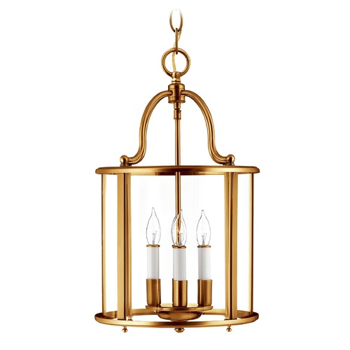 Hinkley Gentry 12-Inch Heirloom Brass Pendant by Hinkley Lighting 3474HR