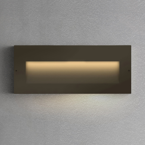 Taper 8-Inch Wide 12V LED Deck Sconce in Bronze by Hinkley Lighting