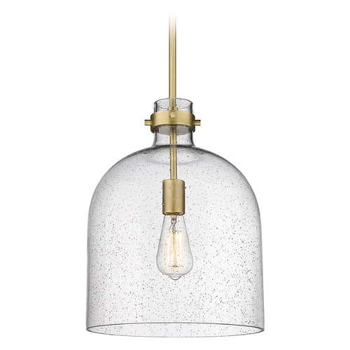 Pearson Rubbed Brass Pendant by Z-Lite