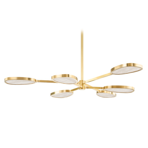 Corbett Lighting Patras Vintage Brass LED Chandelier