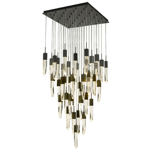 Original Aspen 41-Light LED Multi-Light Pendant in Black by Avenue Lighting