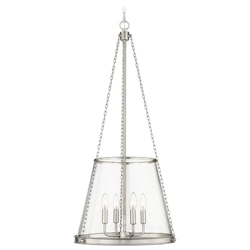 Prescott Brushed Nickel Pendant by Z-Lite