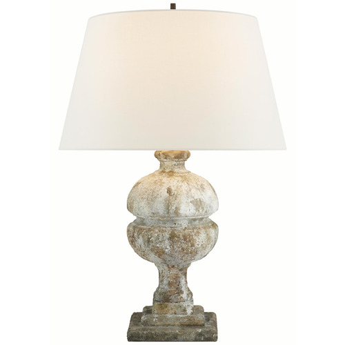 Visual Comfort Signature Collection Desmond Garden Stone Table Lamp with Empire Shade
