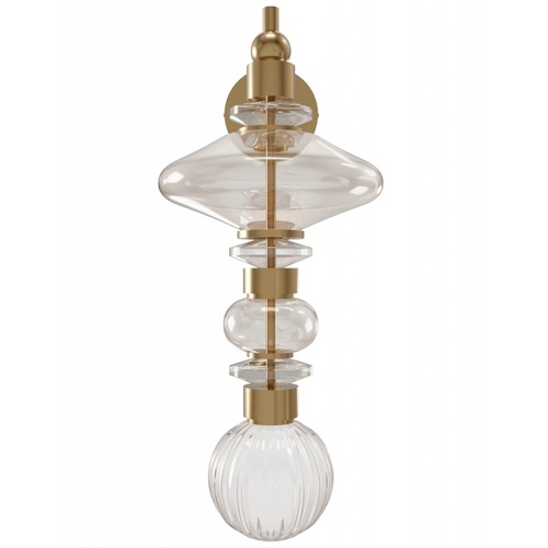 Avra 20-Inch High LED Wall Sconce in Aged Brass by Avenue Lighting