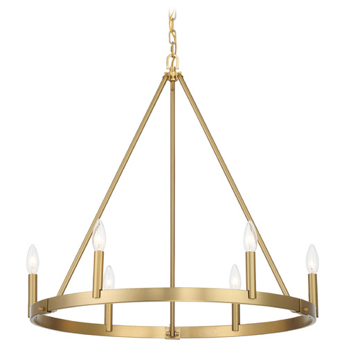 Minka Lavery Dutton Signature Brass Chandelier