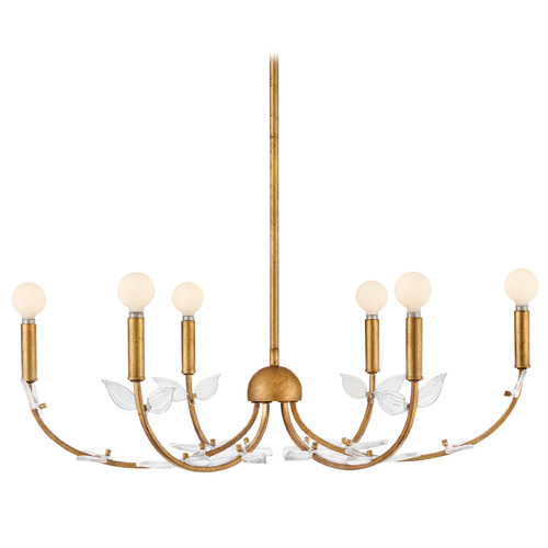 Hinkley Aliso Distressed Brass LED Chandelier